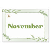 Maanden in het Chinees (Flash-Kaarten) Kaart (Achterkant)