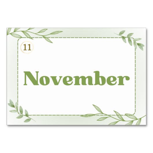 Maanden in het Chinees (Flash-Kaarten) Kaart (Achterkant)