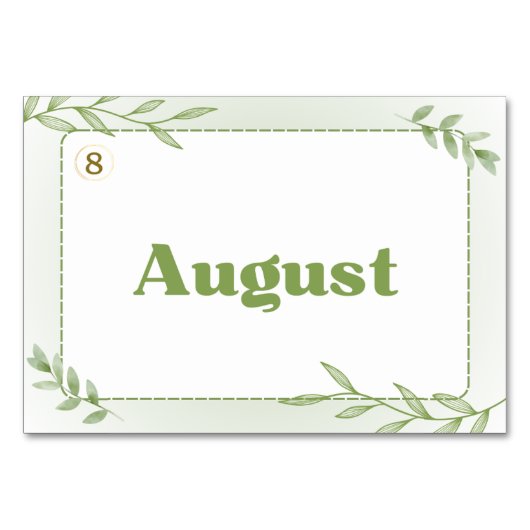 Maanden in het Chinees (Flash-Kaarten) Kaart (Achterkant)