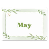 Maanden in het Chinees (Flash-Kaarten) Kaart (Achterkant)