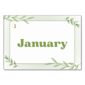 Maanden in het Chinees (Flitskaarten) Kaart (Achterkant)