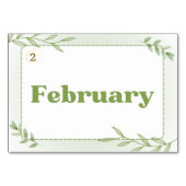 Maanden in het Chinees (Flitskaarten) Kaart (Achterkant)