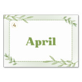 Maanden in het Japans (Flash Kaarten) Kaart (Achterkant)