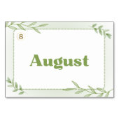 Maanden in het Japans (Flash Kaarten) Kaart (Achterkant)