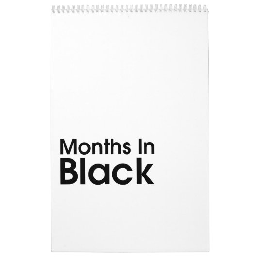 Maanden in het zwart 2020 - Leslie Peppers Kalender (Hoes)