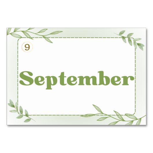 Maanden in Korean Hangul (Flash Kaarten) Kaart (Achterkant)