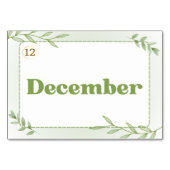 Maanden in Korean Hangul (Flash Kaarten) Kaart (Achterkant)