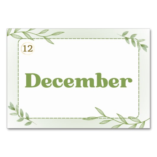 Maanden in Korean Hangul (Flash Kaarten) Kaart (Achterkant)