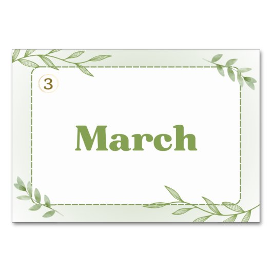 Maanden in Korean Hangul (Flash Kaarten) Kaart (Achterkant)