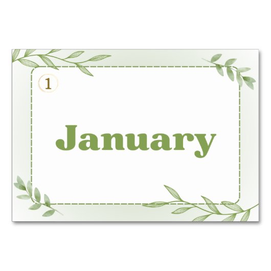 Maanden in Korean Hangul (Flash Kaarten) Kaart (Achterkant)