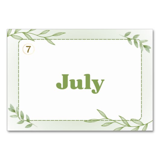 Maanden in Korean Hangul (Flash Kaarten) Kaart (Achterkant)