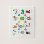 Maanden van het Jaar Legpuzzel (Verticaal)