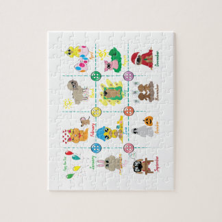 Maanden van het Jaar Legpuzzel
