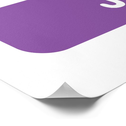 Maanden van het jaar poster (Hoek)