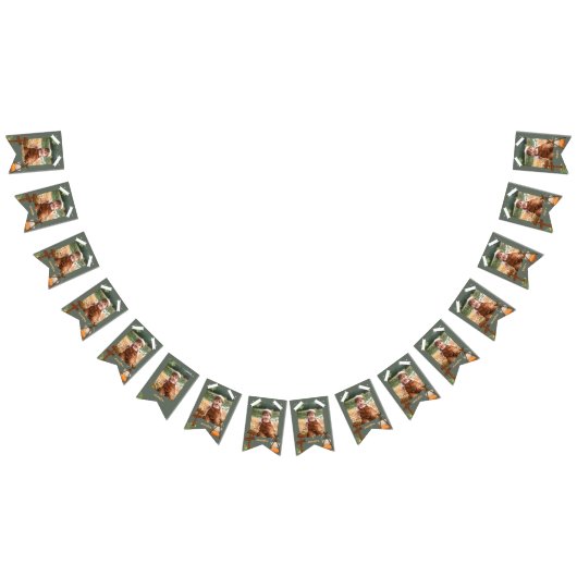 Maandfoto van One Happy Camper Birthday Vlaggetjes (Alle)