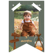 Maandfoto van One Happy Camper Birthday Vlaggetjes (Derde vlag)