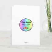 Maandkaart voor pastor bedankkaart (Achterkant)