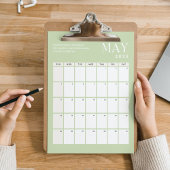 Maandkalender 2025 | mei poster