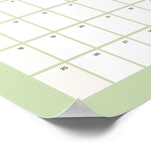 Maandkalender 2025 | mei poster (Hoek)