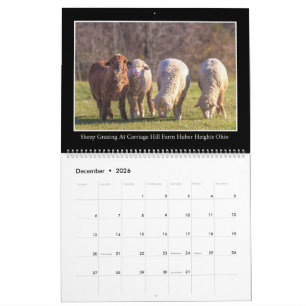 Maandkalender boerderij & schuur door Thomas Minut Kalender