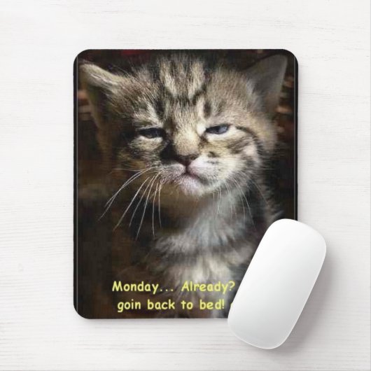 maandkat muismat (Met muis)