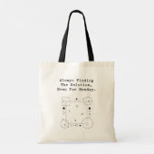 Maandoag Wiskundige Oplossingen | Probleemoplosser Tote Bag (Achterkant)