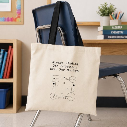 Maandoag Wiskundige Oplossingen | Probleemoplosser Tote Bag