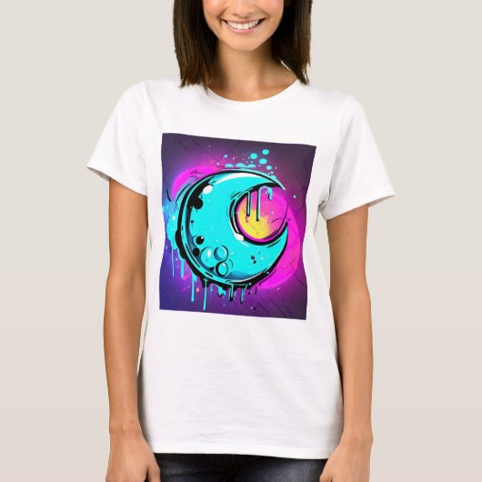 maandruppel t-shirt (Voorkant)