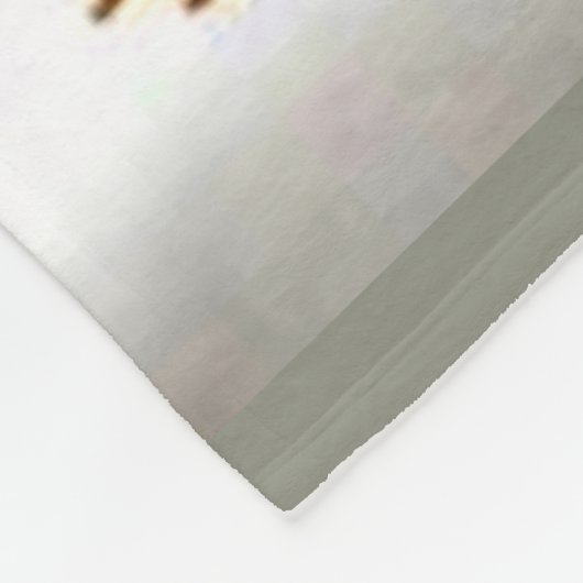 MAANDVERBORGEN FLEECE DEKEN (Hoek)