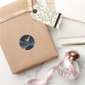 Maanelf Rond Sticker (Geschenken)