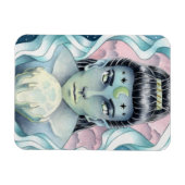 Maanelf Waterverf Magneet (Horizontaal)