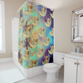 MAANENGEL IN BLAUW GOUD GEEL SCHITTERT DOUCHEGORDIJN (In situ)