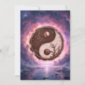 Maanevenwicht – Yin Yang van het eeuwige licht. Kaart (Achterkant)