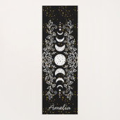Maanfase Celestial Stars Lotus lijn tekening Yogamat (Achterkant)