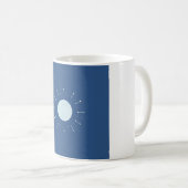 Maanfase mok - Turquoise & Paars (Voorkant rechts)