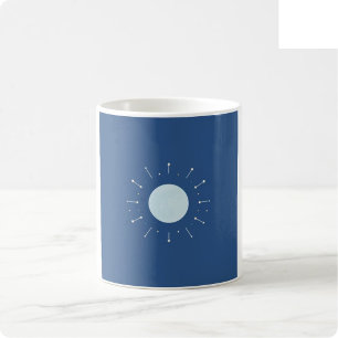 Maanfase mok - Turquoise & Paars