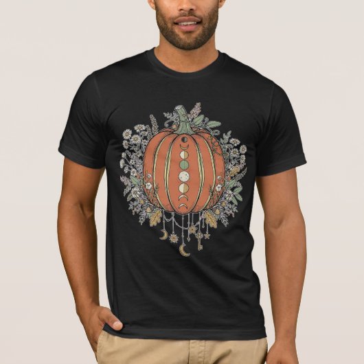 Maanfase Pompoen T-shirt (Voorkant)