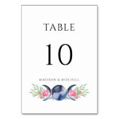 Maanfase Roze Rozen Bloemen Metafysische Bruiloft Kaart (Achterkant)