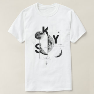 Maanfase T-shirt 'Sky'