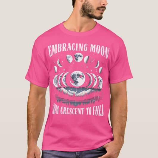 Maanfase Volle Maan Maansverduistering Astronoom A T-shirt (Voorkant)