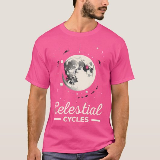 Maanfase Volle Maan Maansverduistering Astronoom A T-shirt (Voorkant)