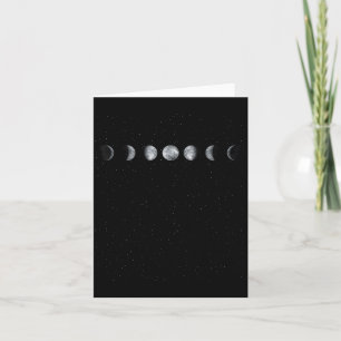 Maanfase Wetenschapper Cadeau Astronomie Kaart
