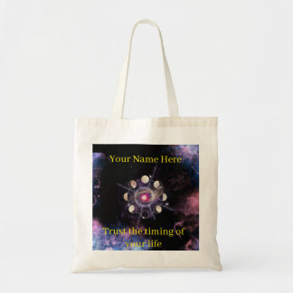 Maanfasen Boodschappentas – Heilige Geometrie & Pe Tote Bag