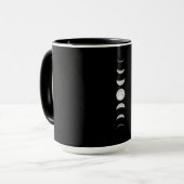Maanfasen Cool Astronomie Mok (Voorkant links)