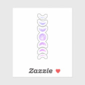 Maanfasen Cool Astronomie Sticker (Vel)