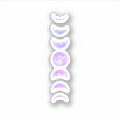 Maanfasen Cool Astronomie Sticker (Voorkant)