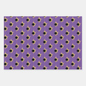 Maanfasen en verduisteringen eenvoudig hemelachtig inpakpapier vel (Voorkant 3)