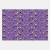 Maanfasen en verduisteringen eenvoudig hemelachtig inpakpapier vel (Voorkant)