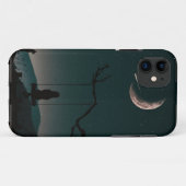 Maanfasen Hemelse Kosmische Telefoonhoes Case-Mate iPhone Case (Achterkant (horizontaal))