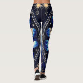 Maanfasen Kristal Kosmos Leggings (Achterkant)